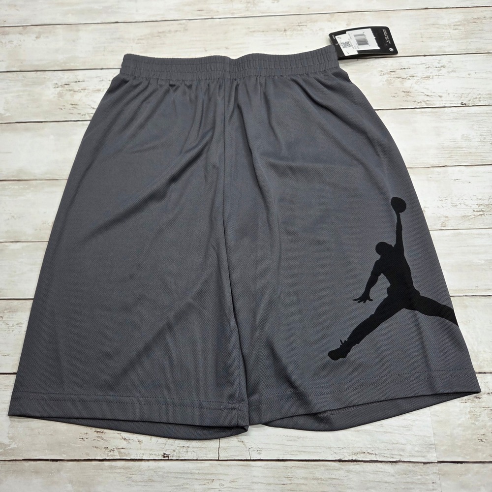 Jordan Jumpman Basketball Shorts Mesh Boys Large Dark Gray 957371-G1A
